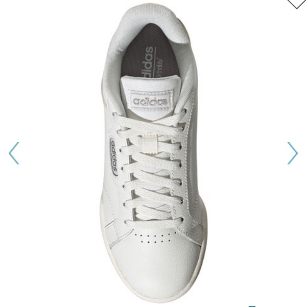 Adidas white leather sneaker